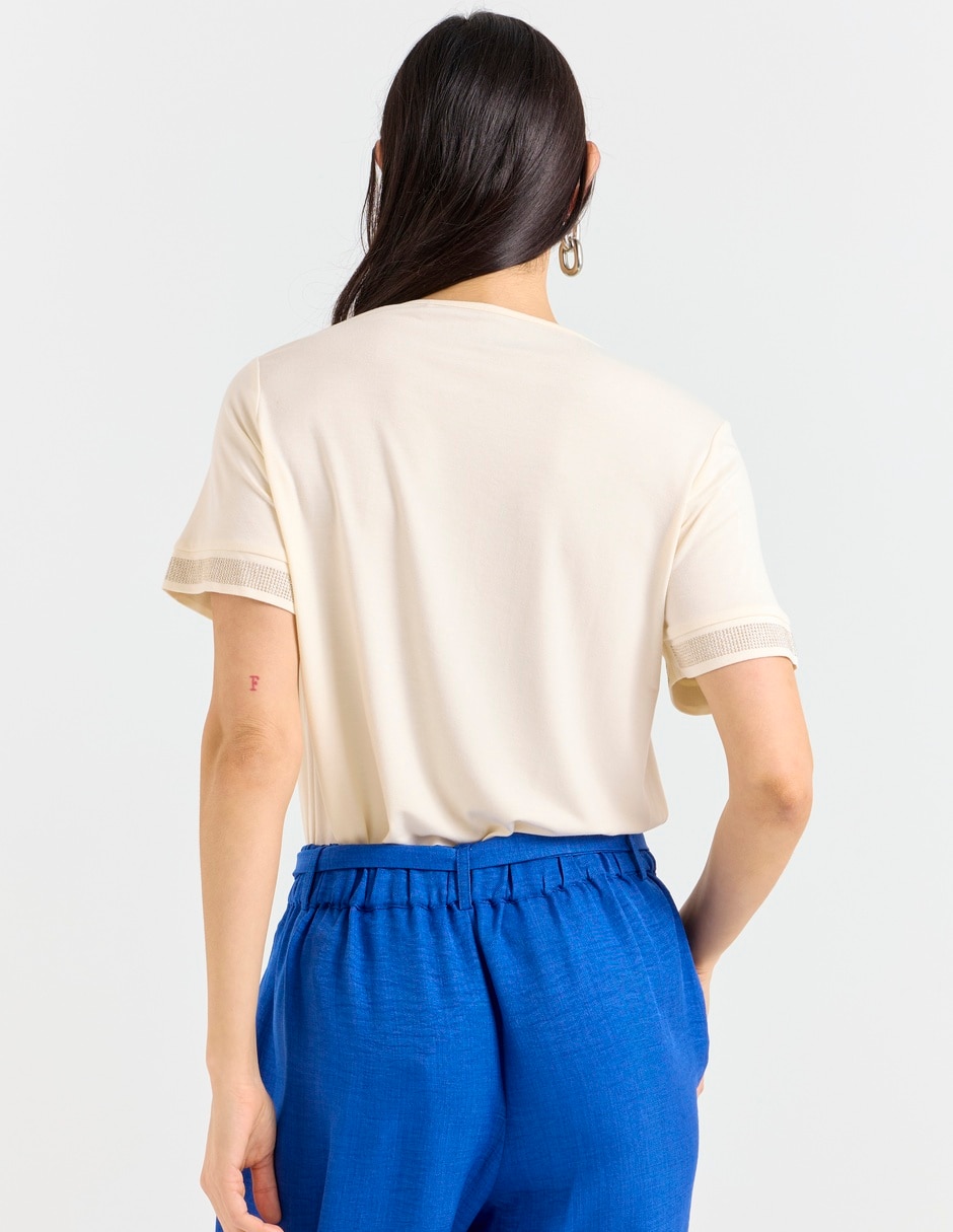 Blusa manga corta para mujer 2