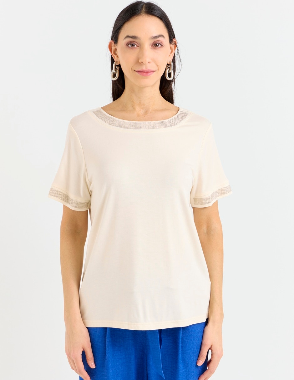 Blusa manga corta para mujer 5
