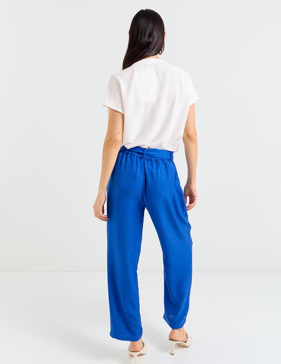 PANTALON RELAJADO LA MO, EEG, AZUL REY