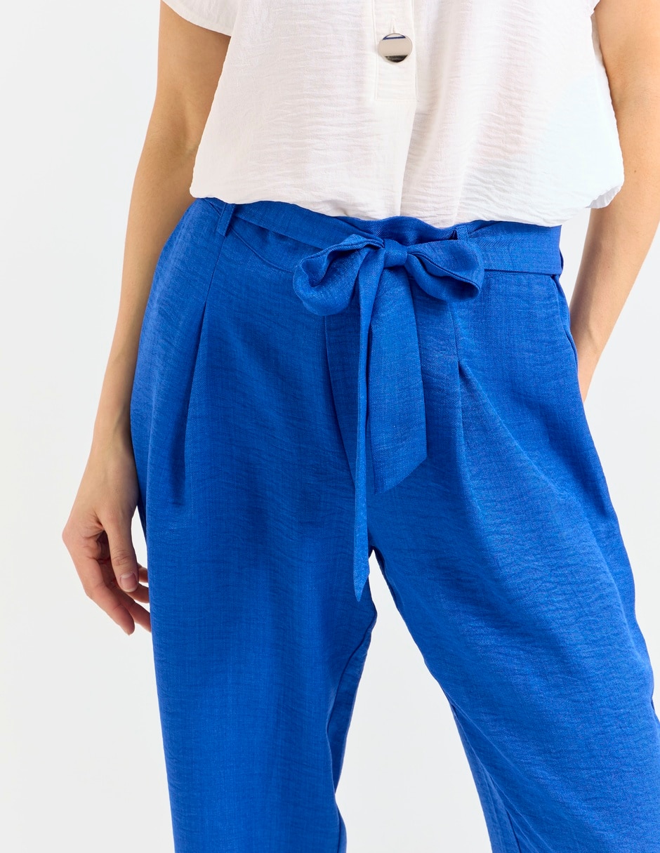 PANTALON RELAJADO LA MO, EEG, AZUL REY