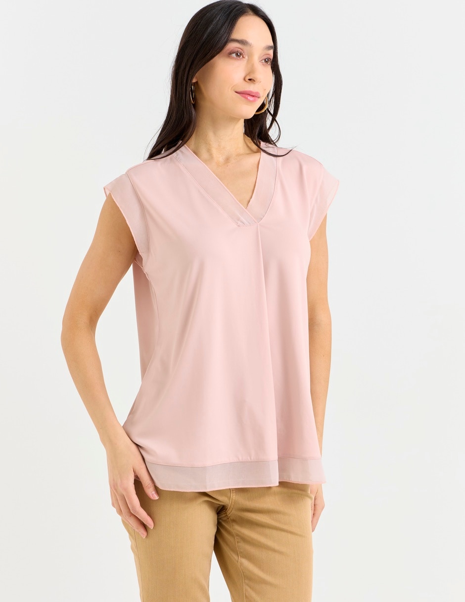 Blusa manga corta para mujer Blusa manga corta para mujer