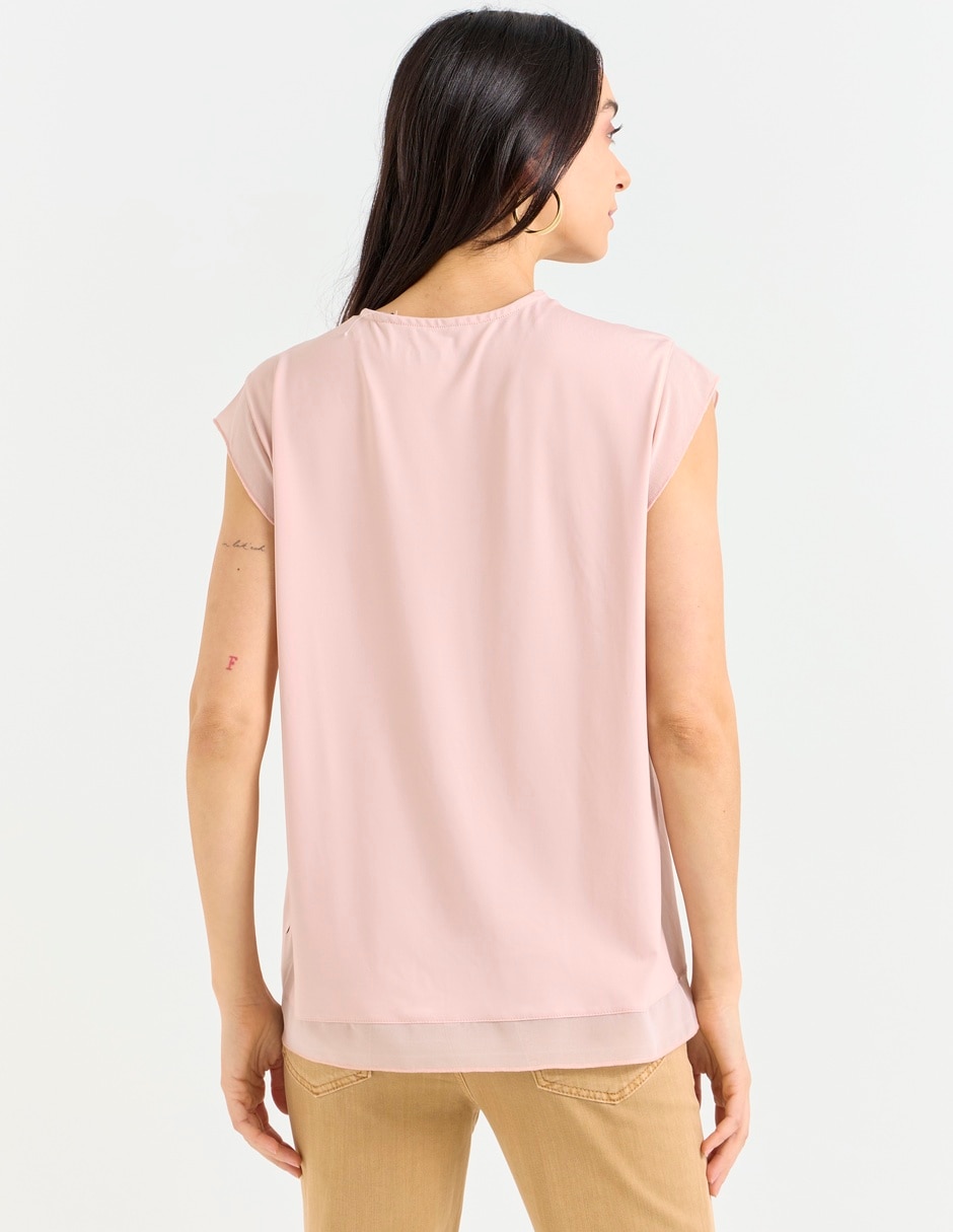 Blusa manga corta para mujer 2