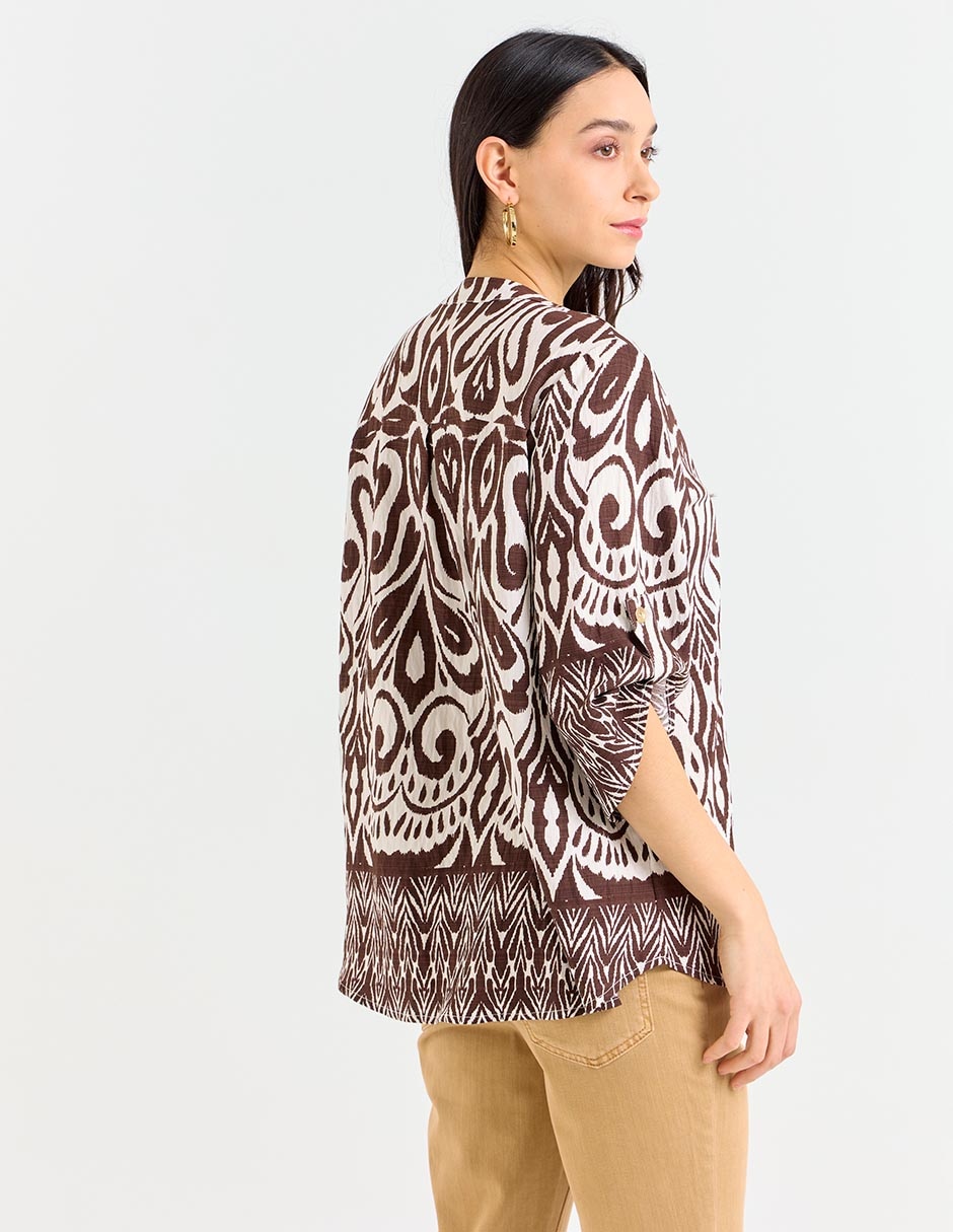 Blusa manga 3/4 para mujer 2