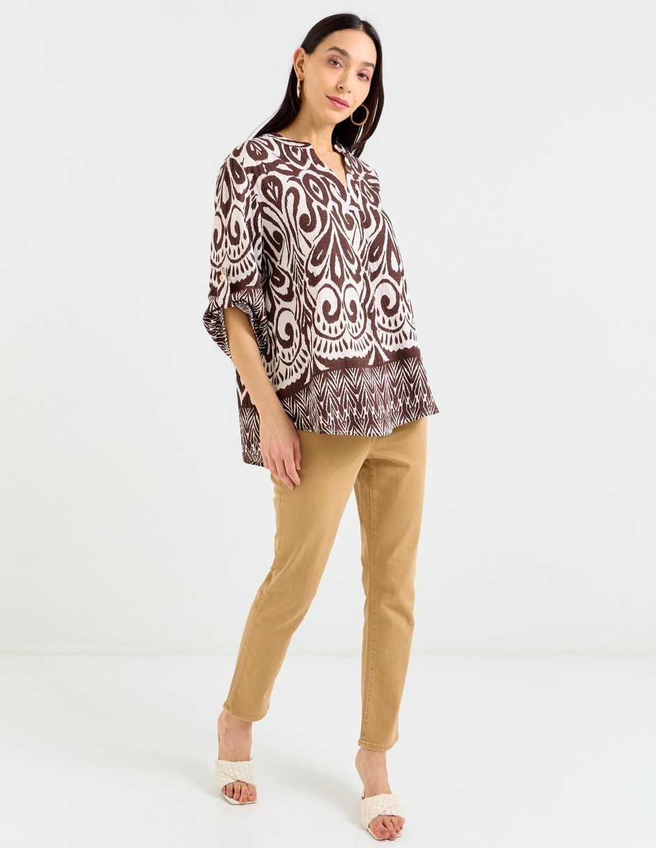 Blusa manga 3/4 para mujer 3