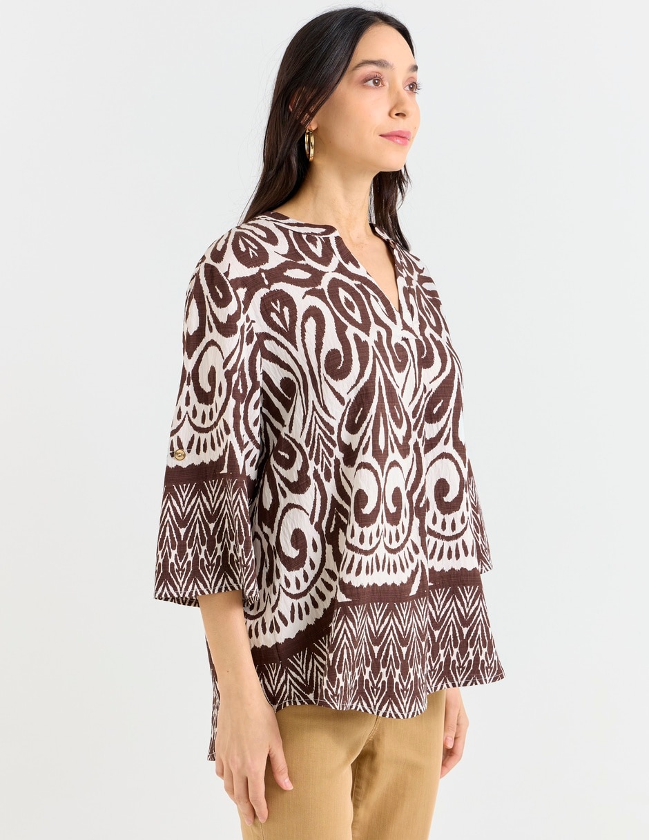 Blusa manga 3/4 para mujer 5