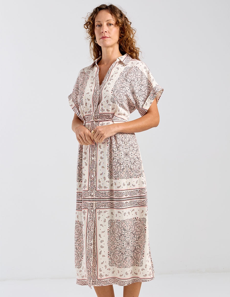 Vestido midi casual para mujer Vestido midi casual para mujer