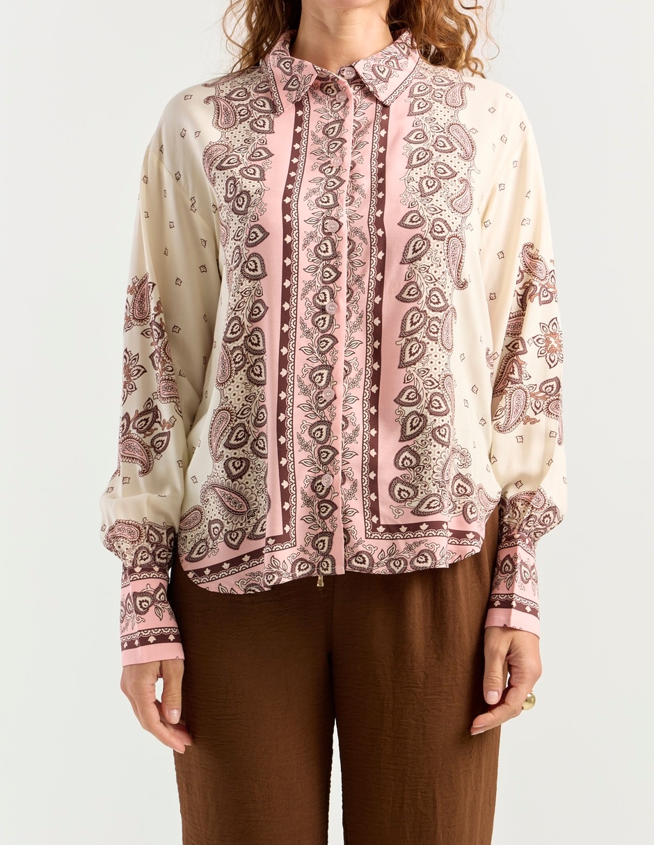 Blusa manga larga para mujer 5