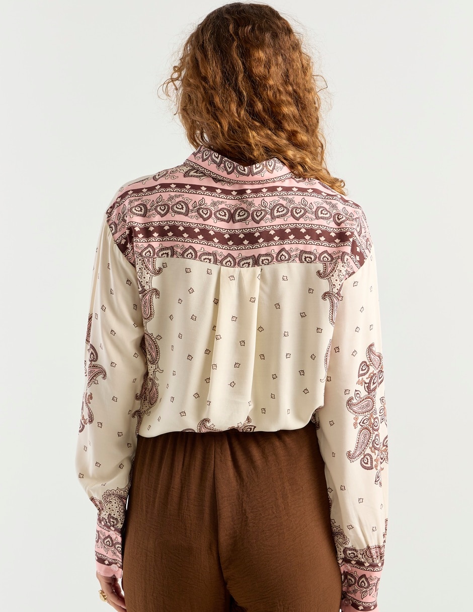 Blusa manga larga para mujer 6