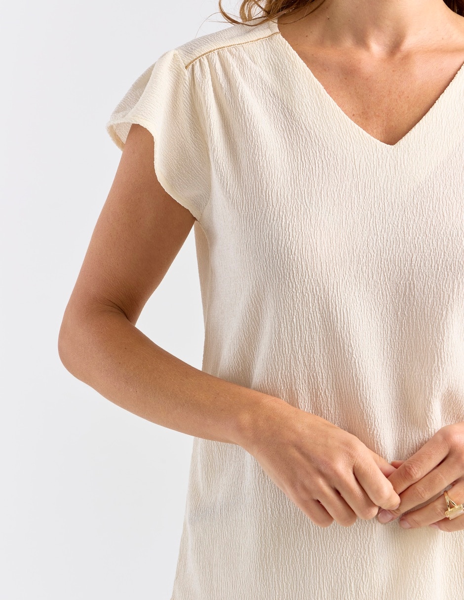 Blusa La Mode manga corta para mujer 5