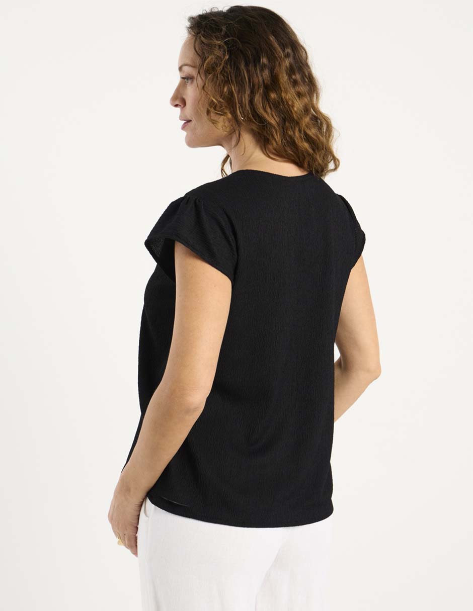 Blusa manga corta para mujer 6