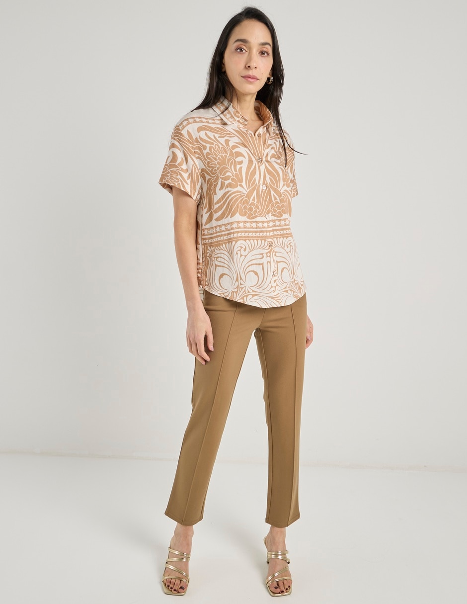Blusa manga corta para mujer 2