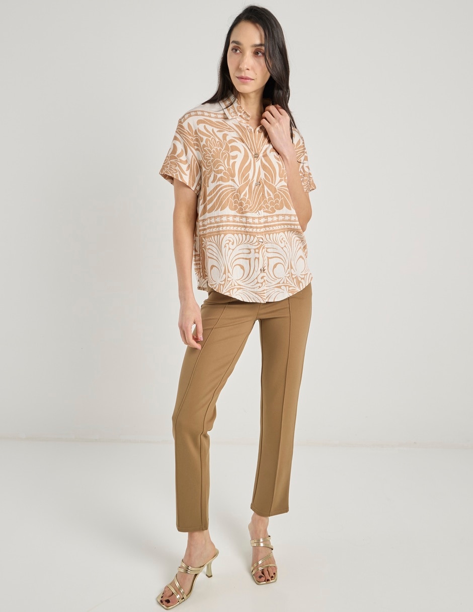 Blusa manga corta para mujer 3