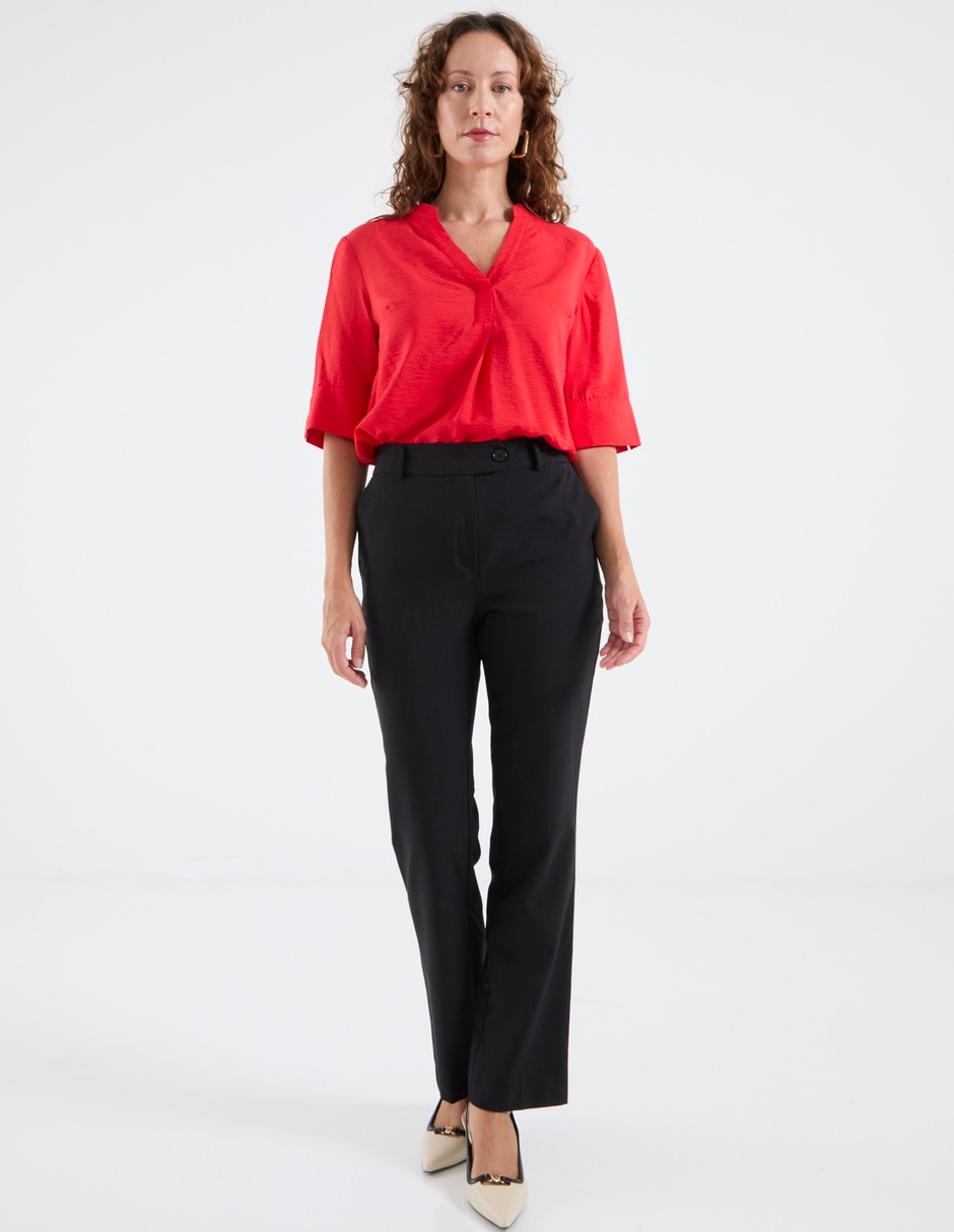 Blusa manga al codo para mujer 3