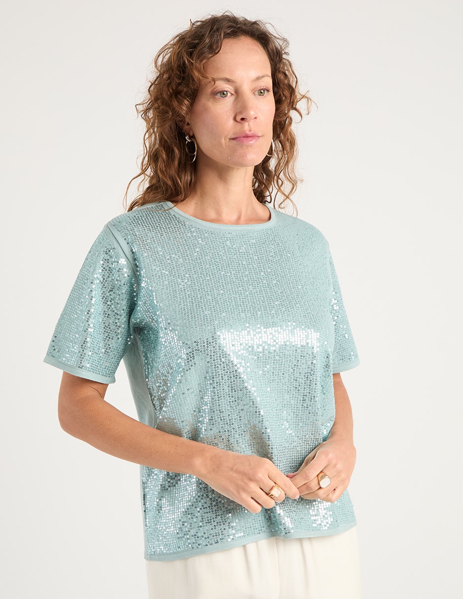 Blusa manga corta para mujer 2