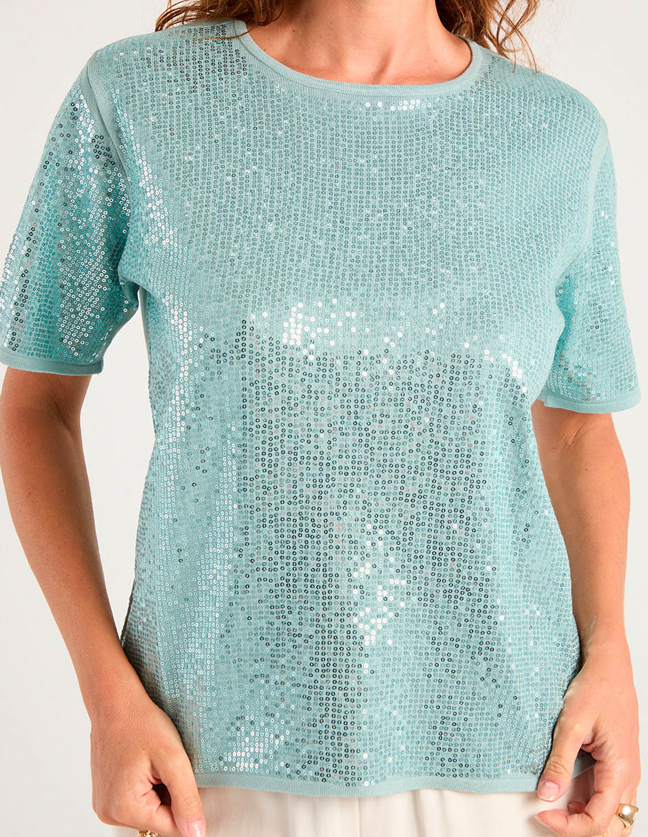 Blusa manga corta para mujer 5