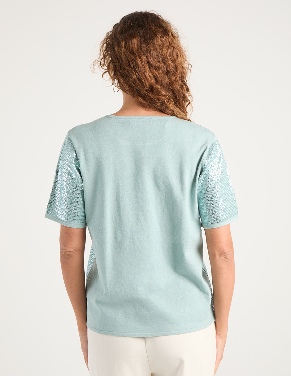 Blusa manga corta para mujer 6