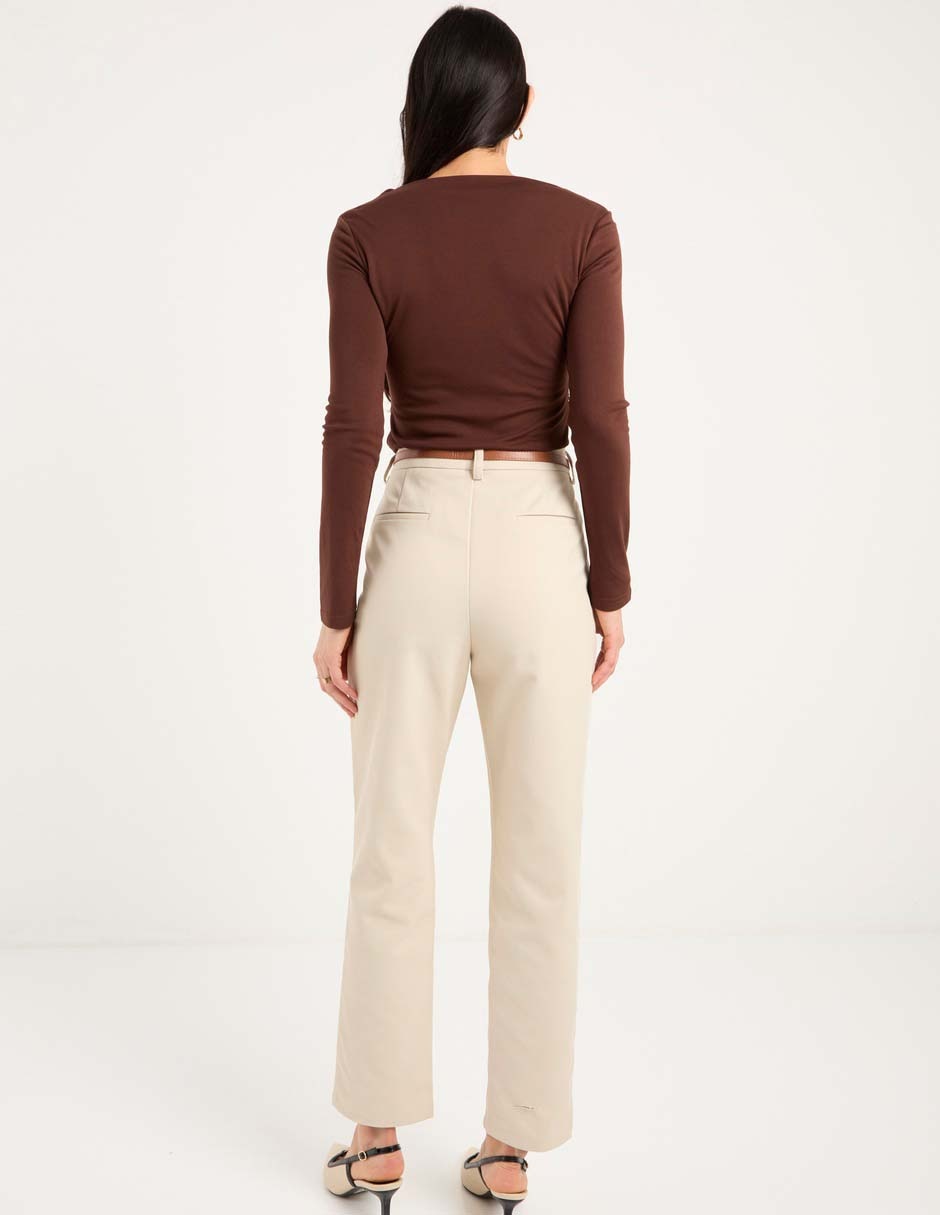 Pantalón de vestir slim para mujer 2
