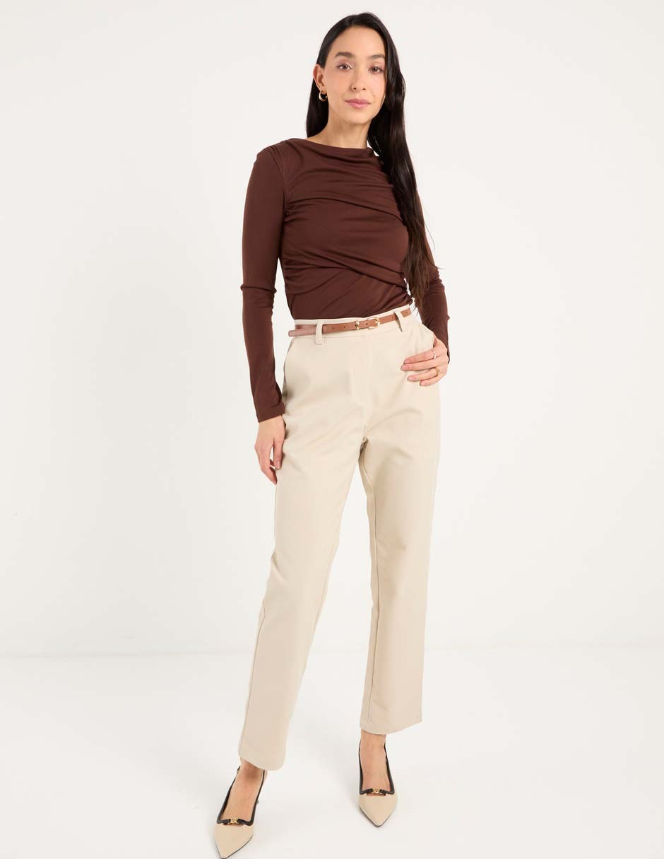 Pantalón de vestir slim para mujer 3