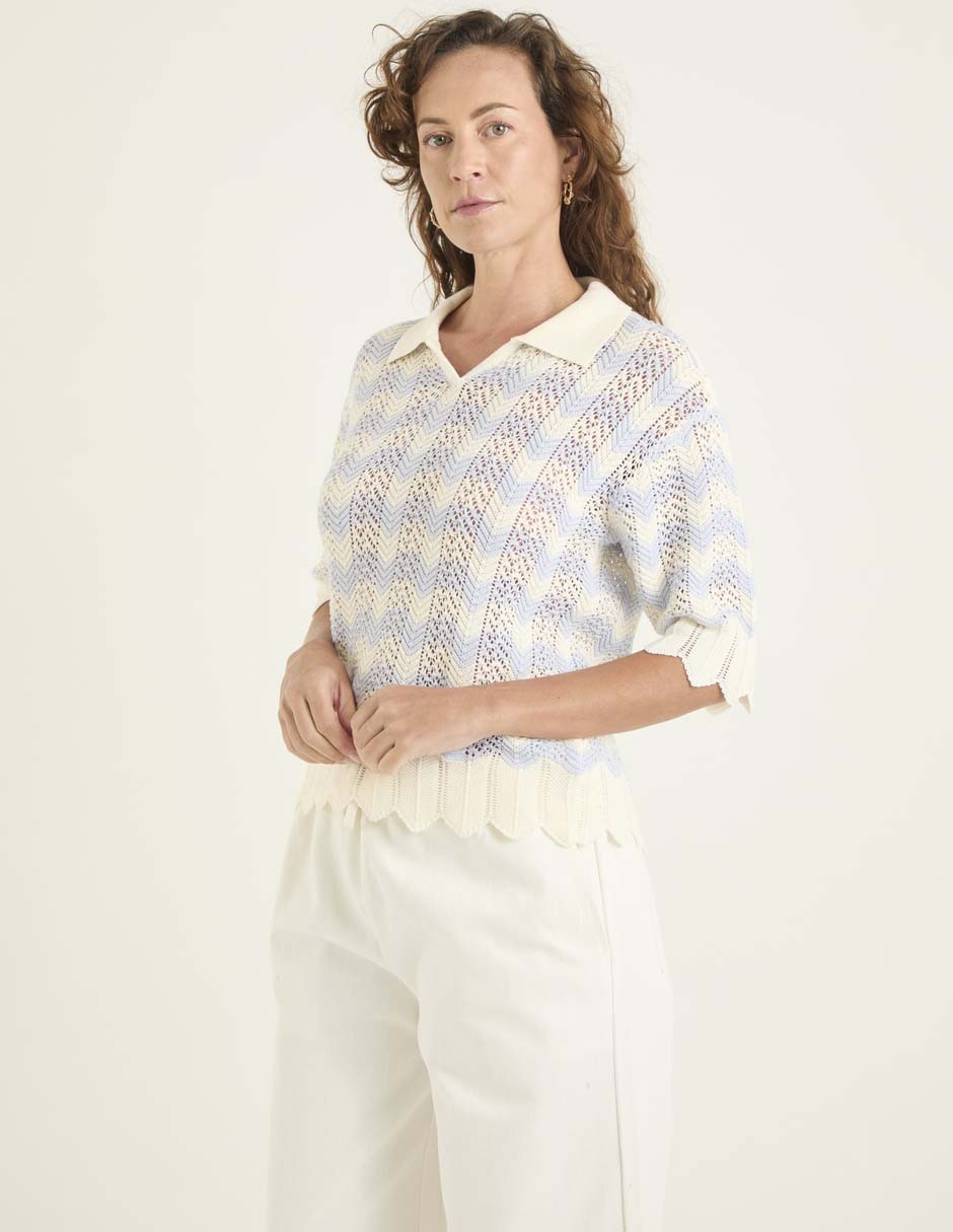 Blusa manga al codo para mujer Blusa manga al codo para mujer