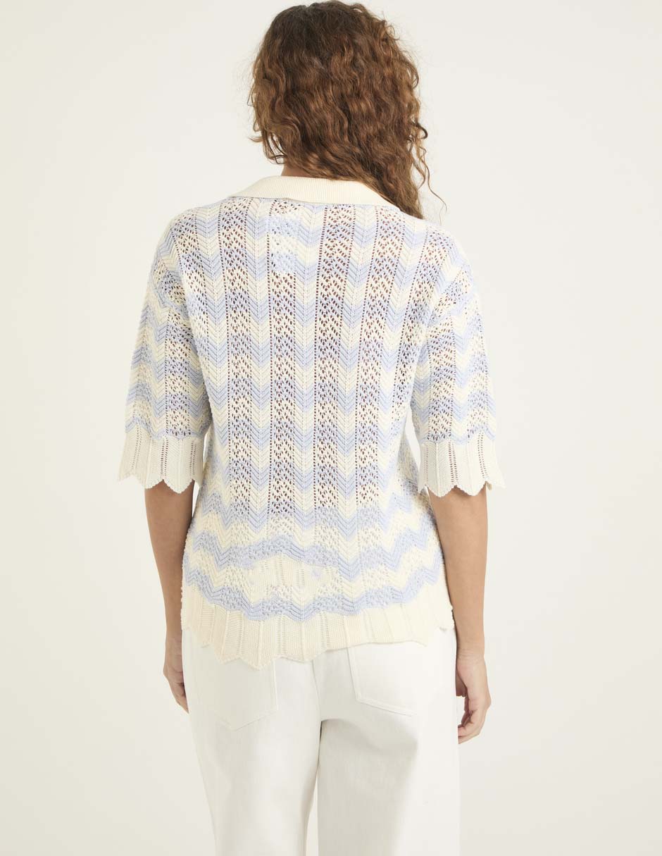 Blusa manga al codo para mujer 2