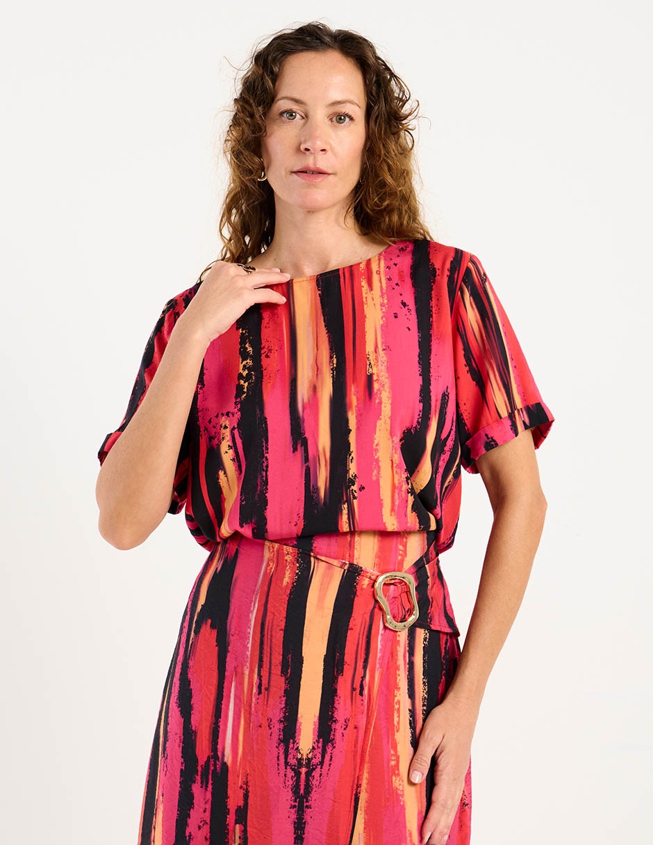 Blusa manga corta para mujer Blusa manga corta para mujer