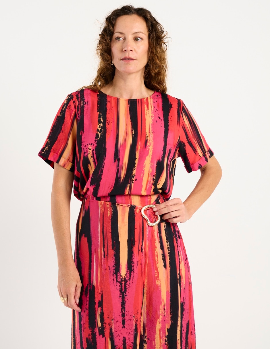 Blusa manga corta para mujer 2