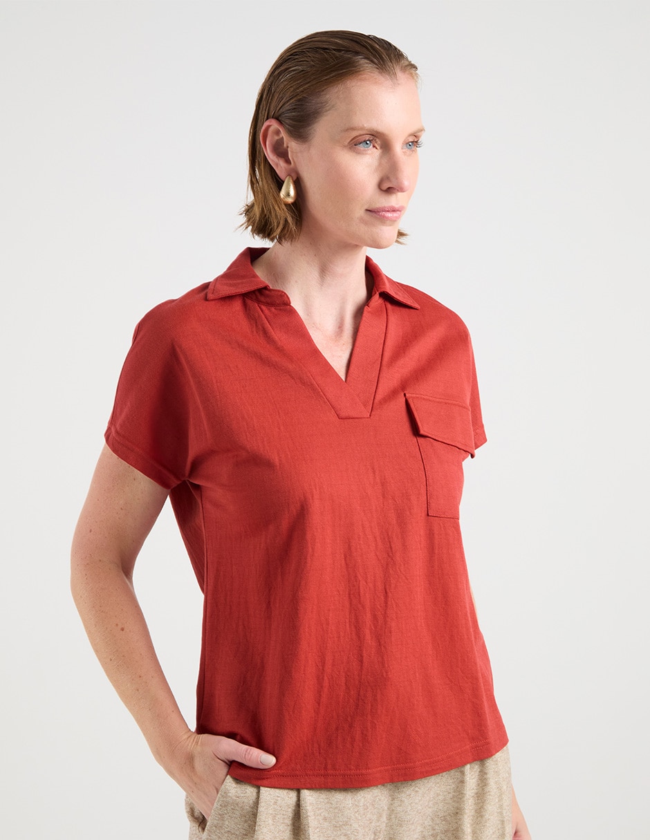 Blusa manga corta para mujer Blusa manga corta para mujer