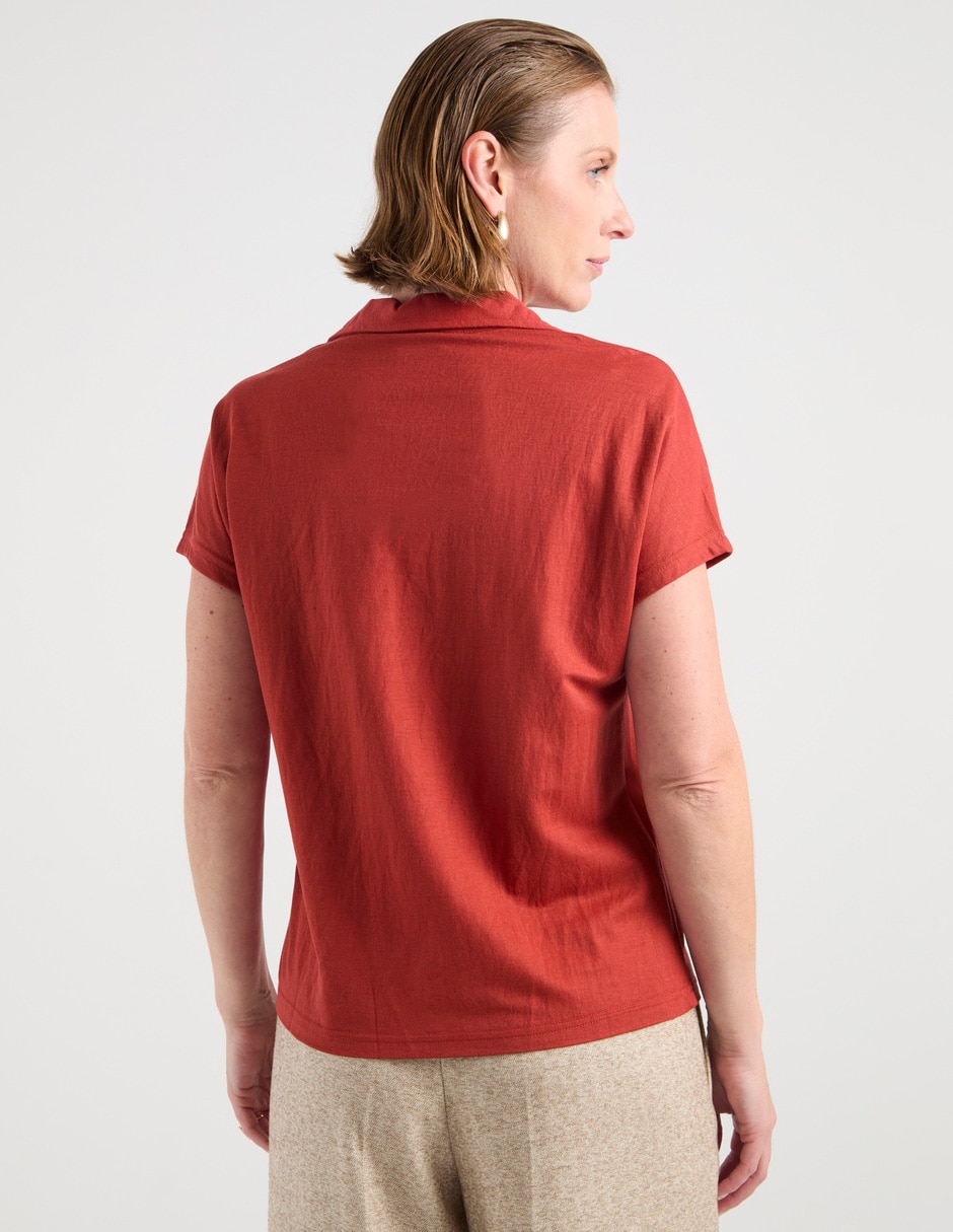 Blusa manga corta para mujer 6