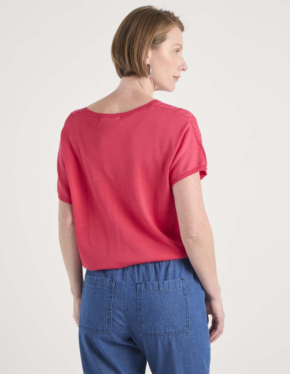 Blusa manga corta para mujer 2