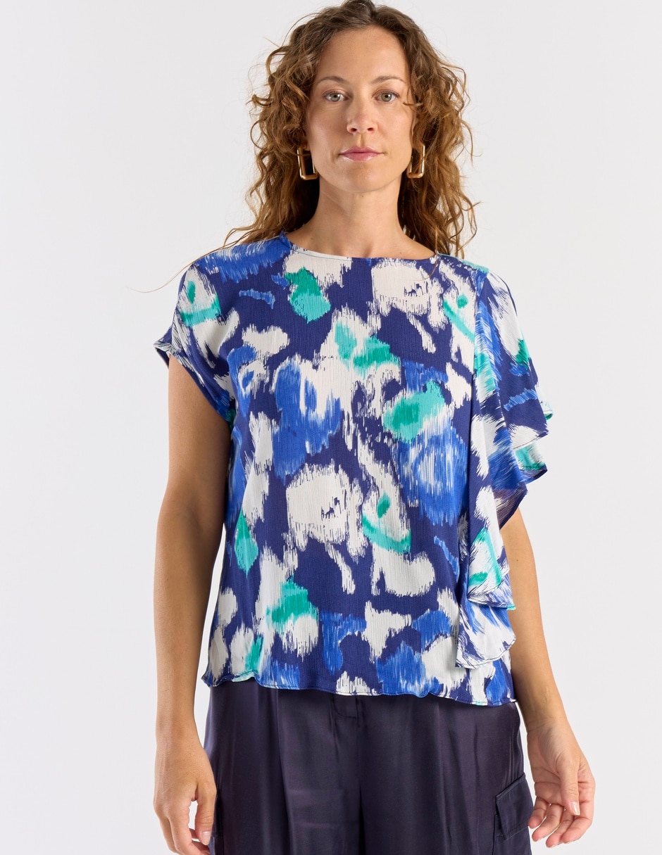 Blusa La Mode manga corta para mujer 2
