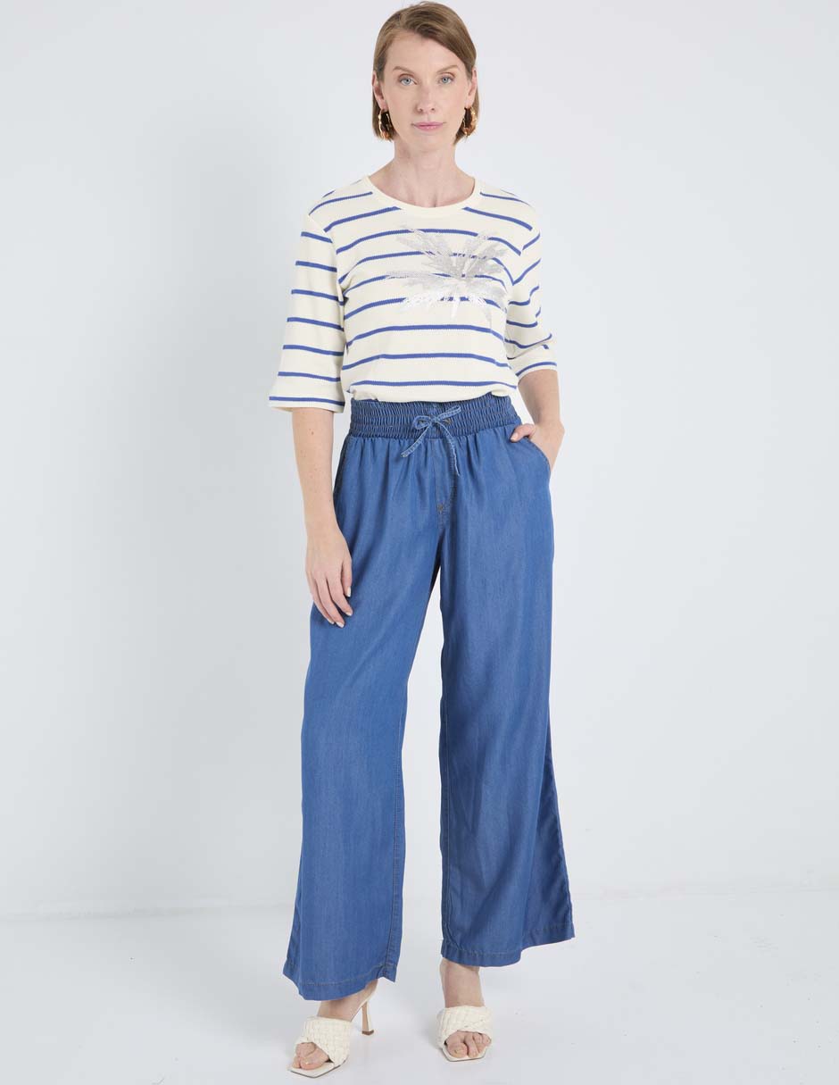 Blusa manga al codo para mujer 3
