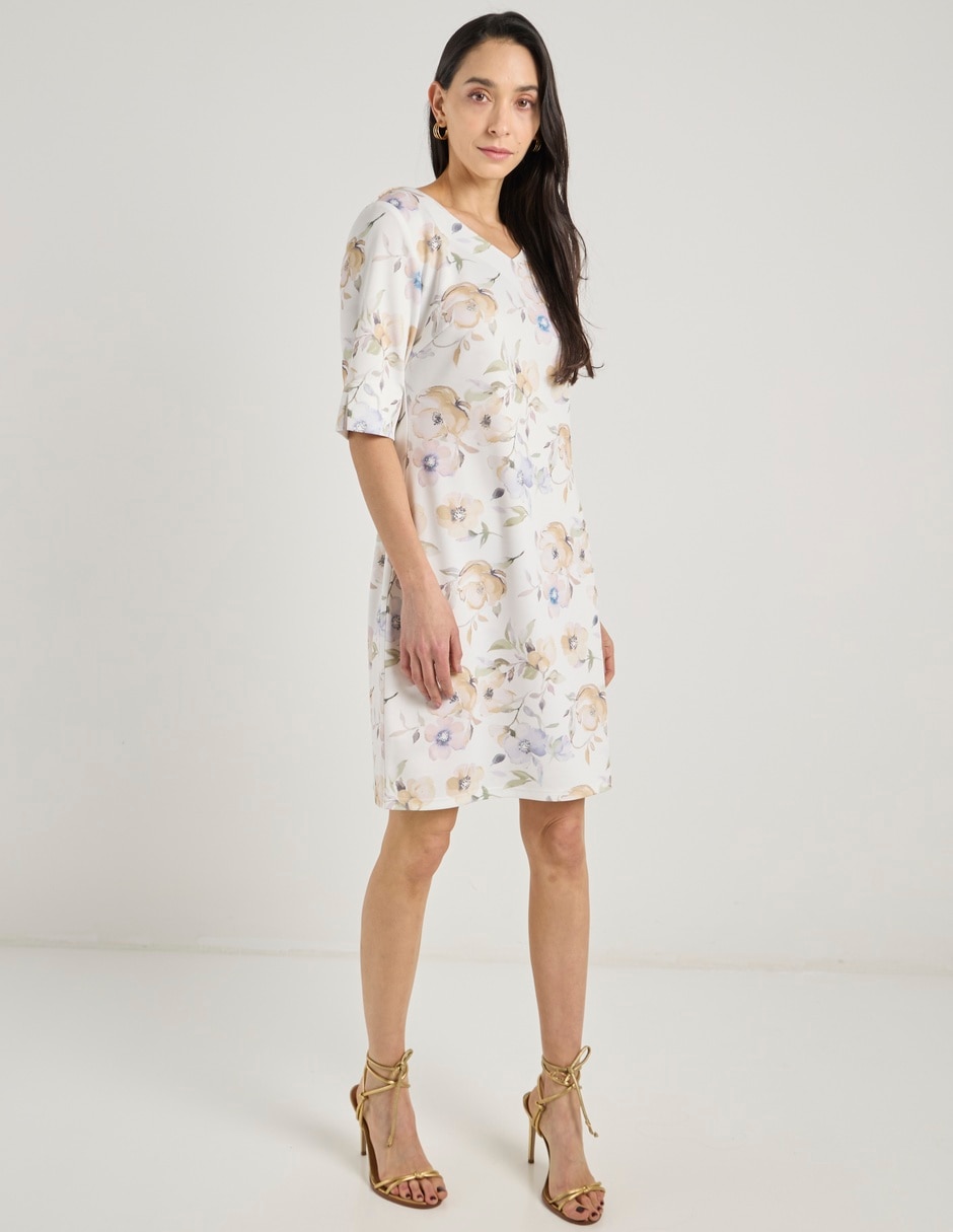 Vestido a la rodilla casual para mujer 2