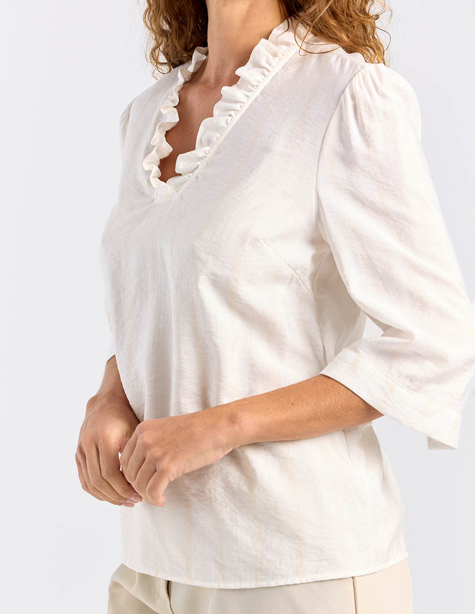 Blusa manga larga para mujer 5
