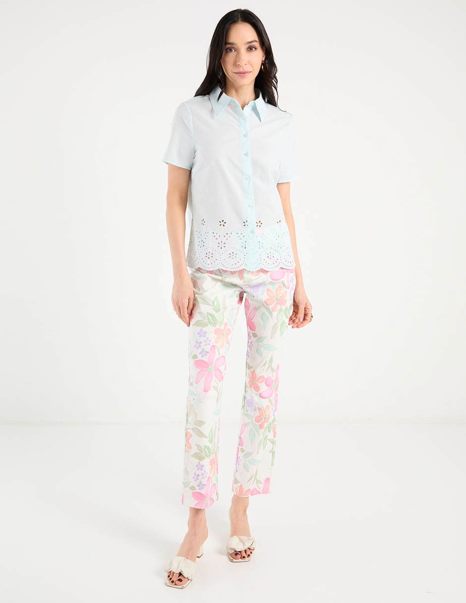 Blusa manga corta para mujer 2