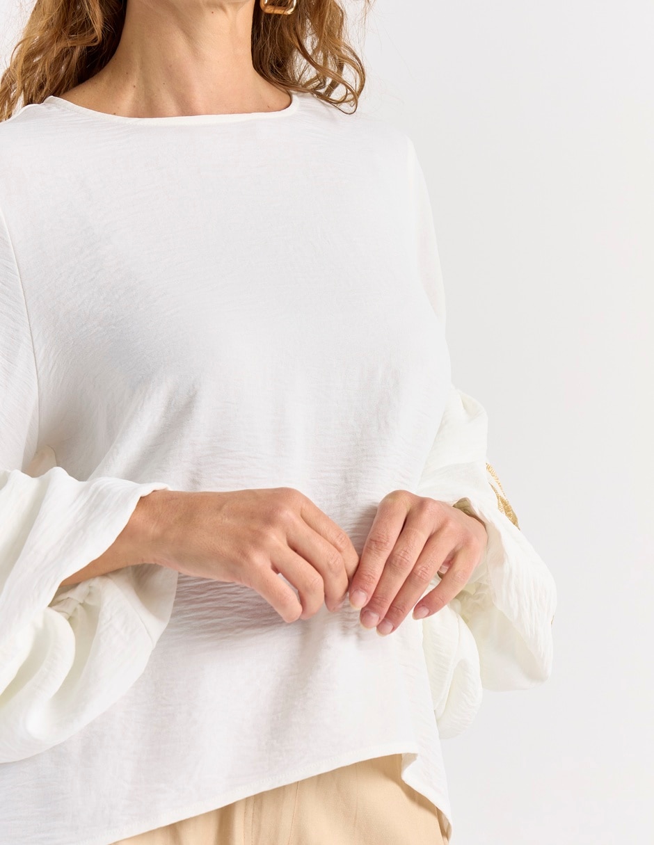 Blusa La Mode manga larga para mujer 5