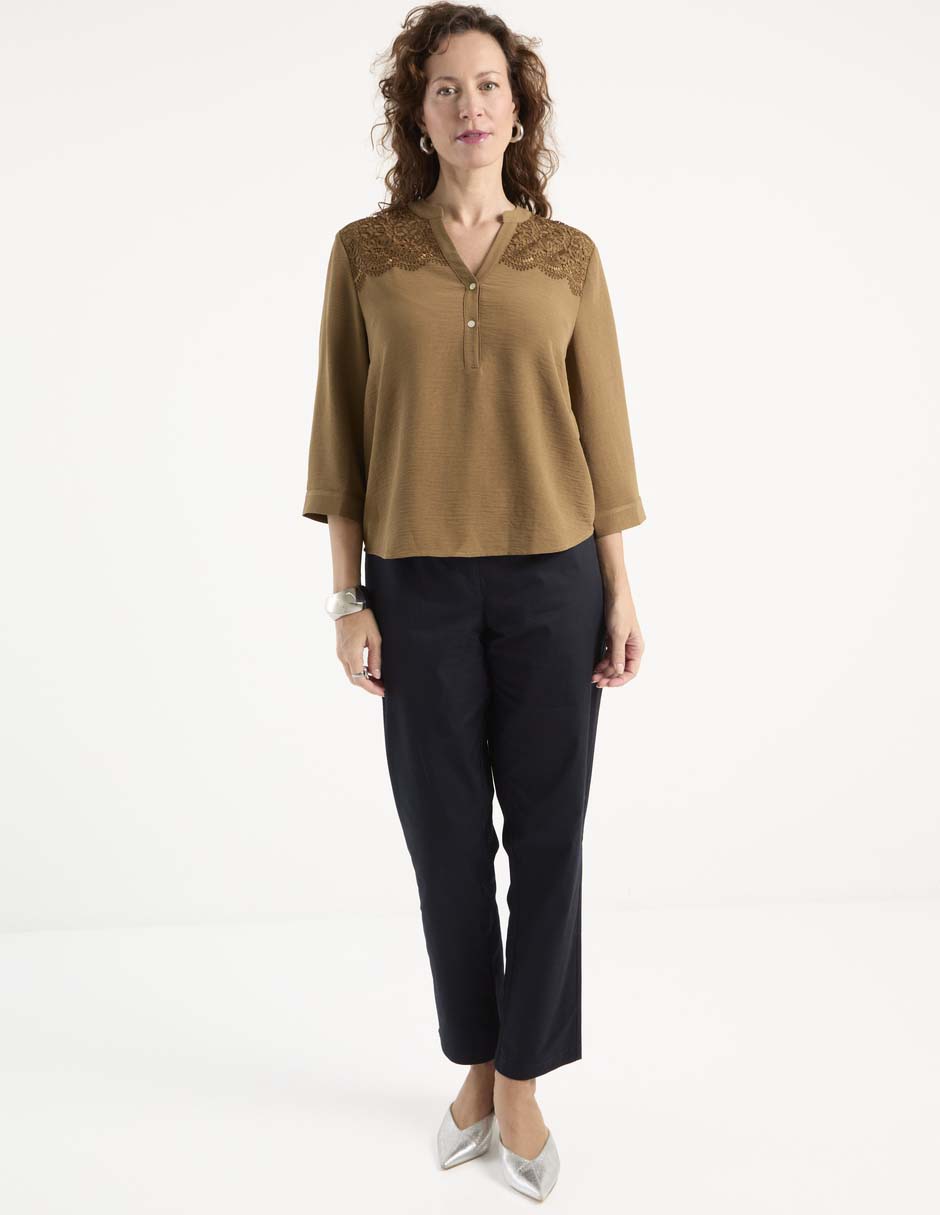 Blusa manga 3/4 para mujer 3