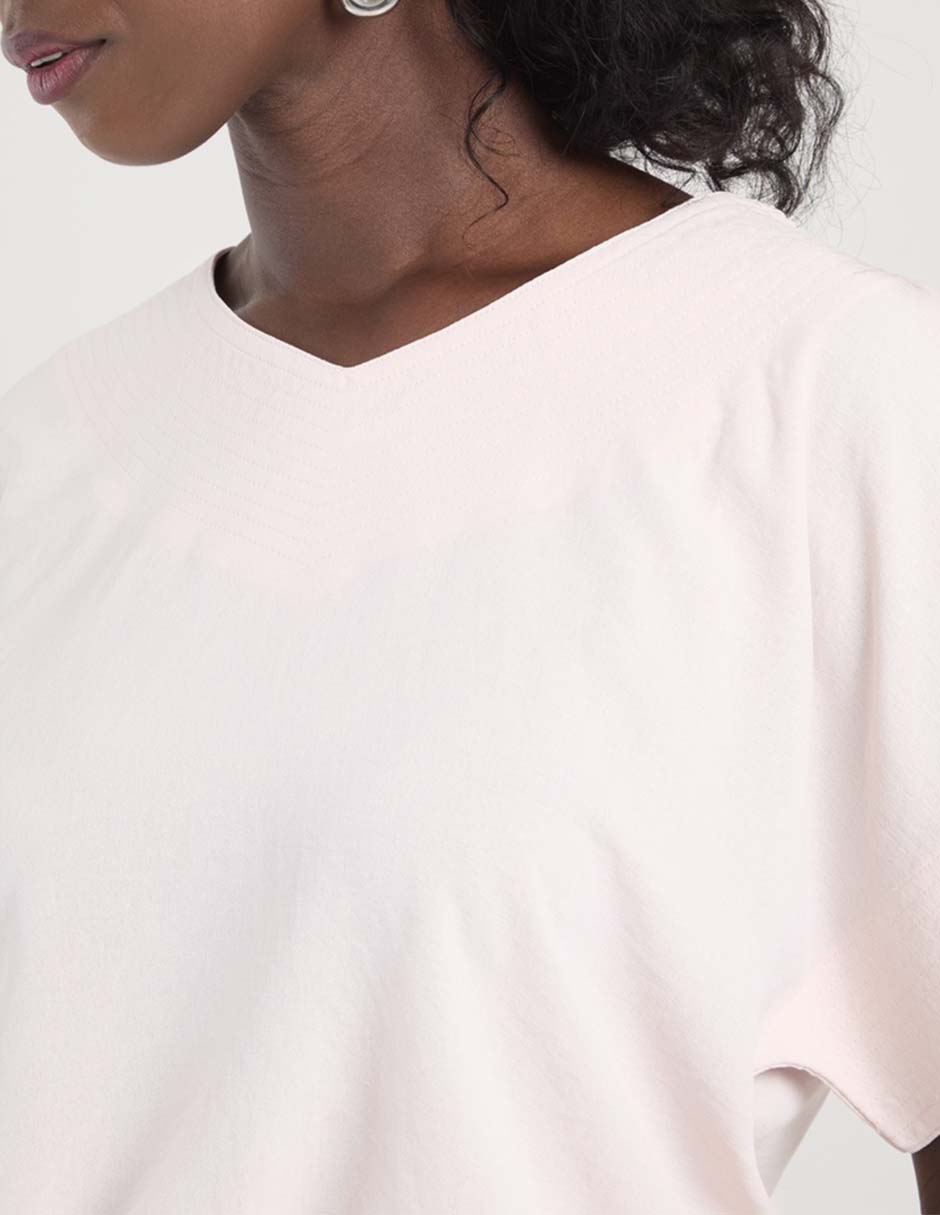 Blusa manga corta para mujer 4