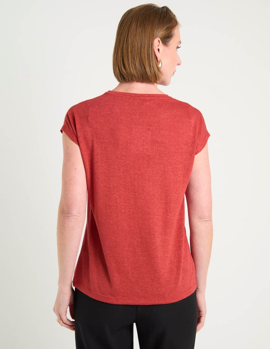 Blusa manga corta para mujer 6
