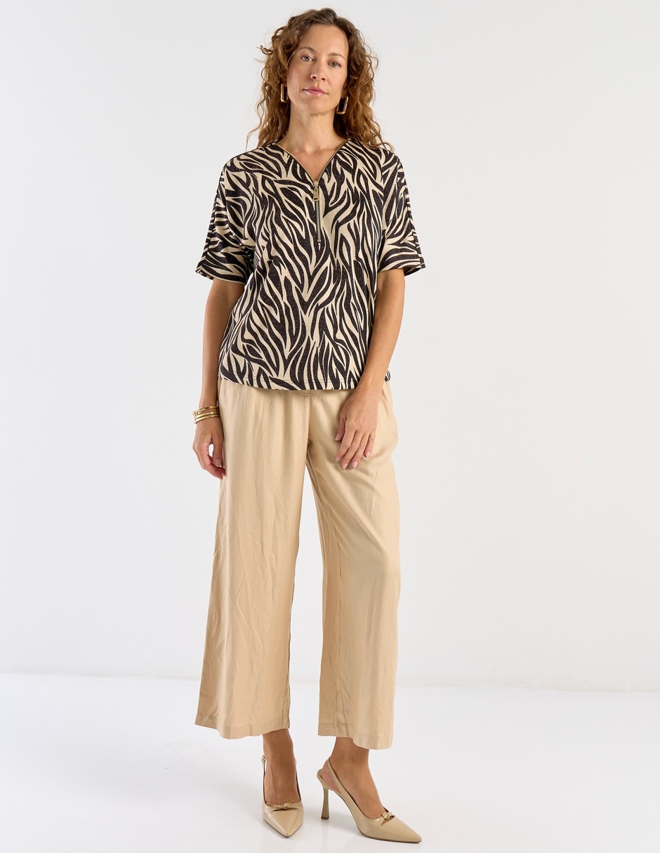 Blusa La Mode manga corta para mujer 3