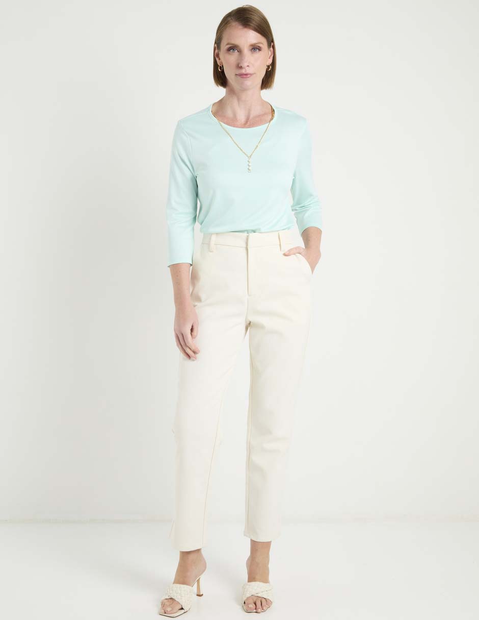 Pantalón chino slim para mujer 2