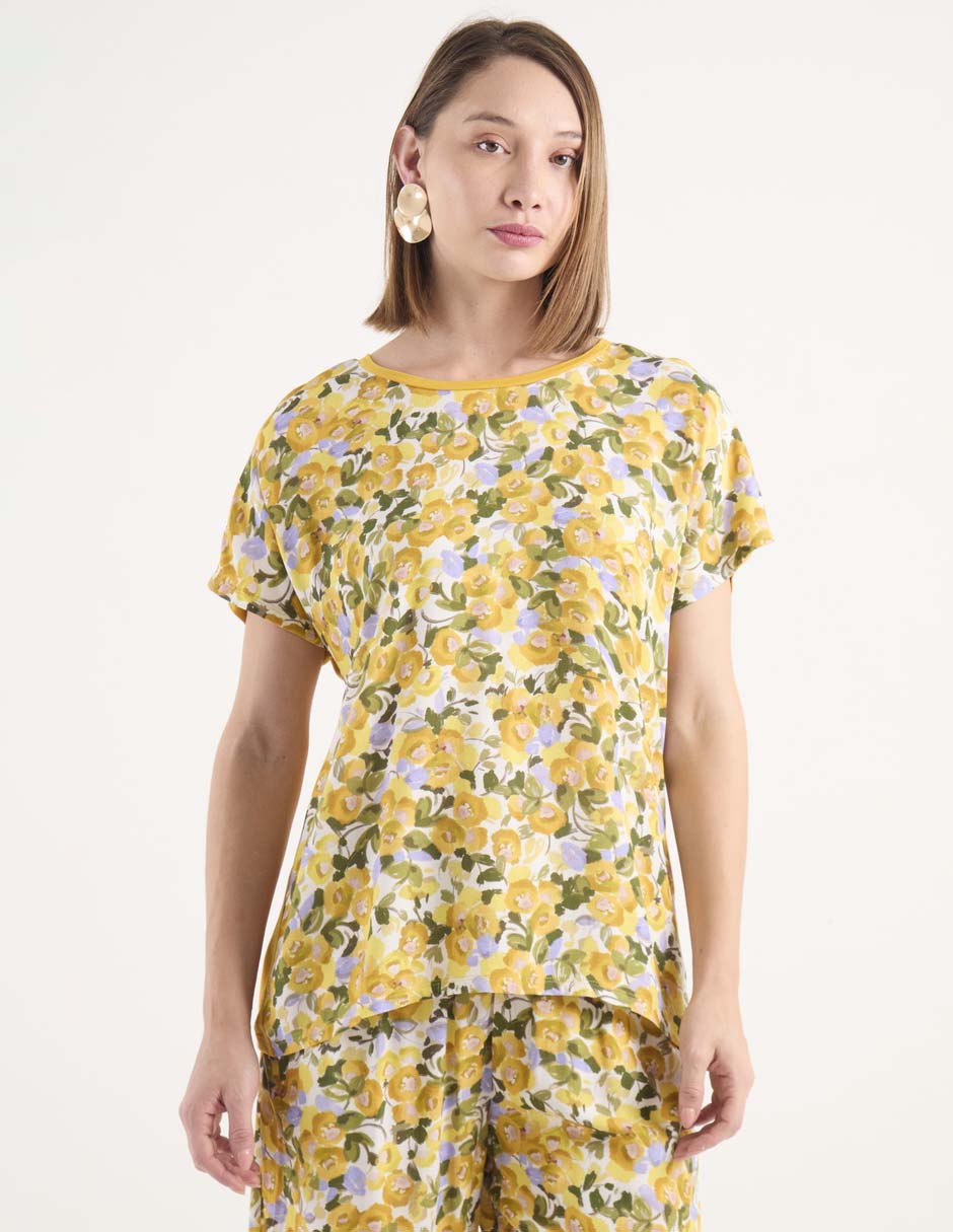 Blusa manga corta para mujer Blusa manga corta para mujer