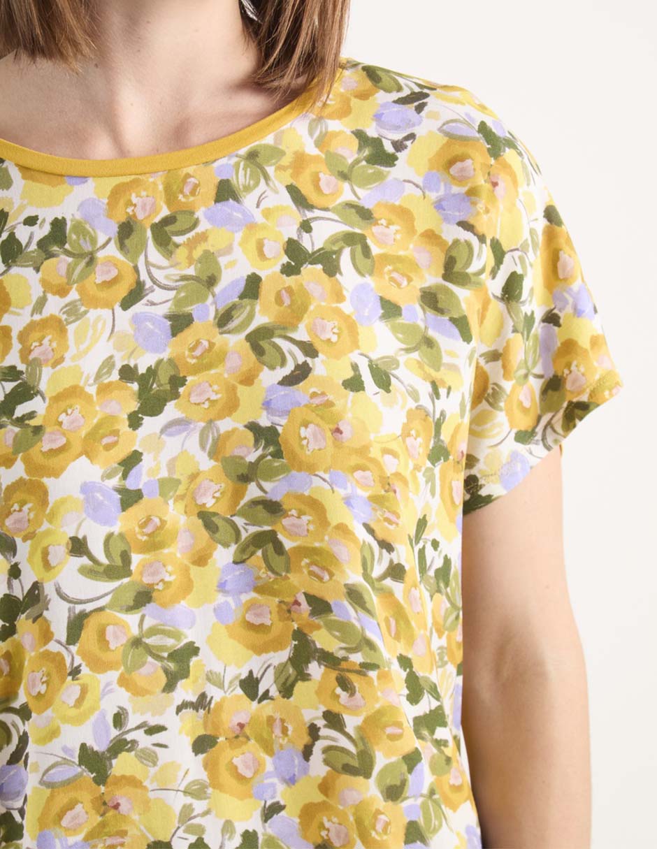 Blusa manga corta para mujer 4