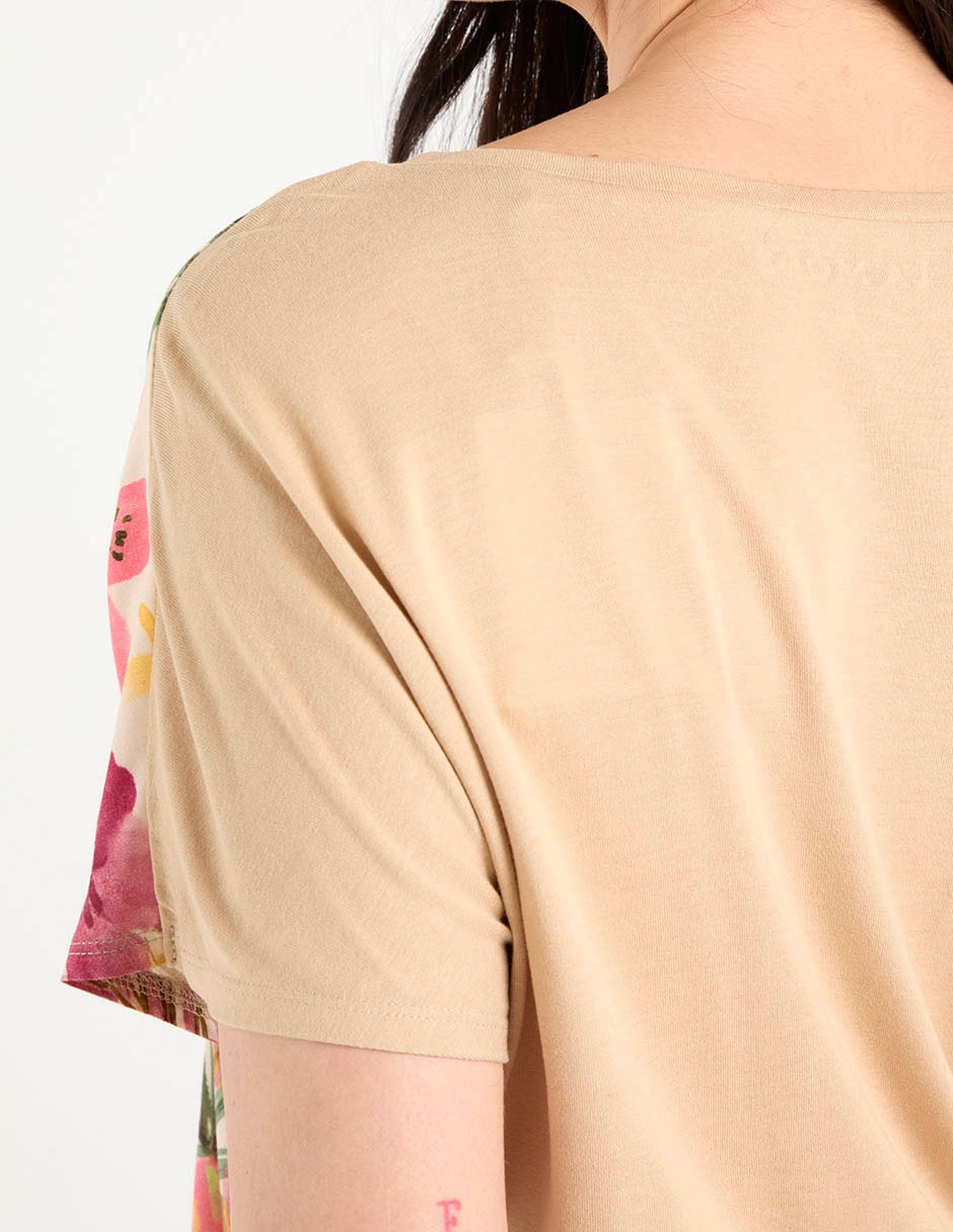 Blusa manga corta para mujer 5