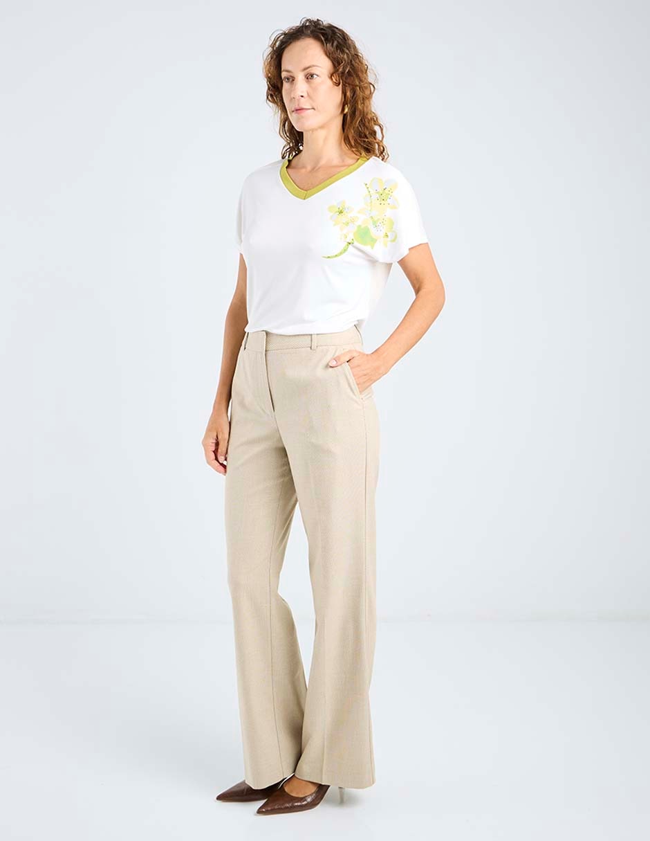 Blusa manga corta para mujer 3