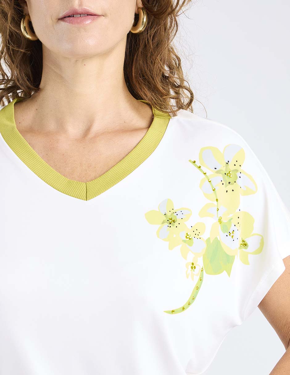 Blusa manga corta para mujer 4