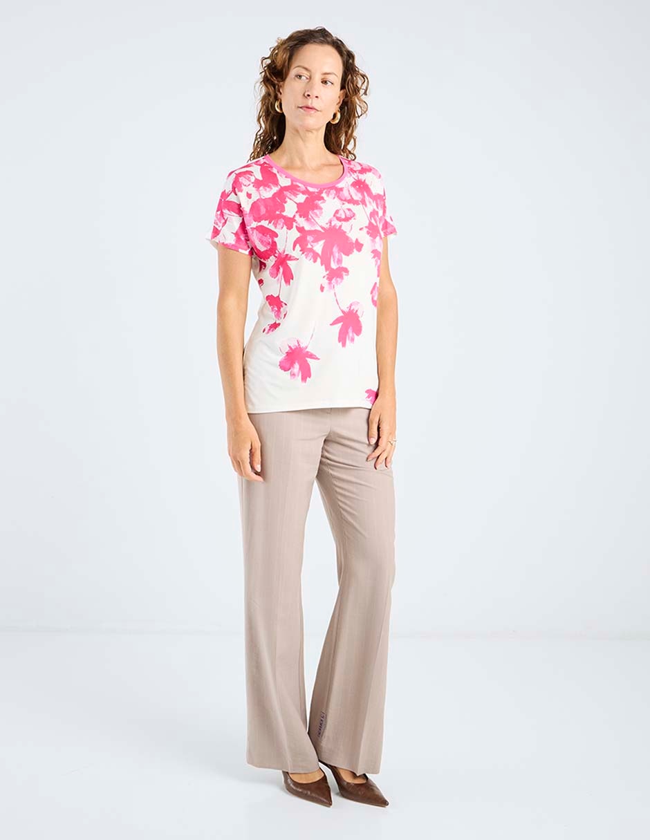 Blusa manga corta para mujer 3