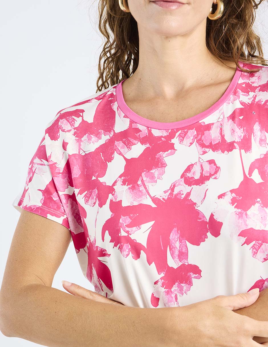 Blusa manga corta para mujer 4