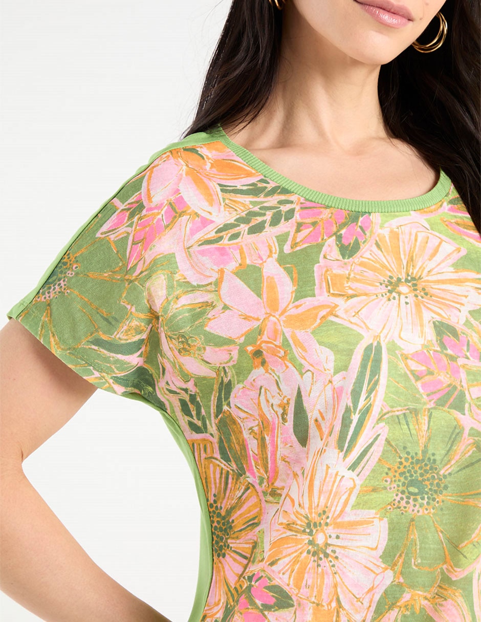 Blusa manga corta para mujer 3