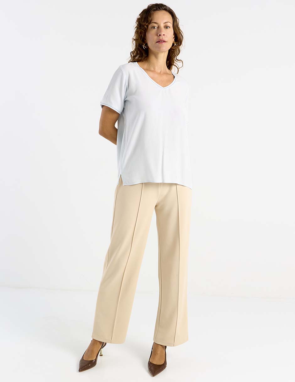 Blusa manga corta para mujer 3