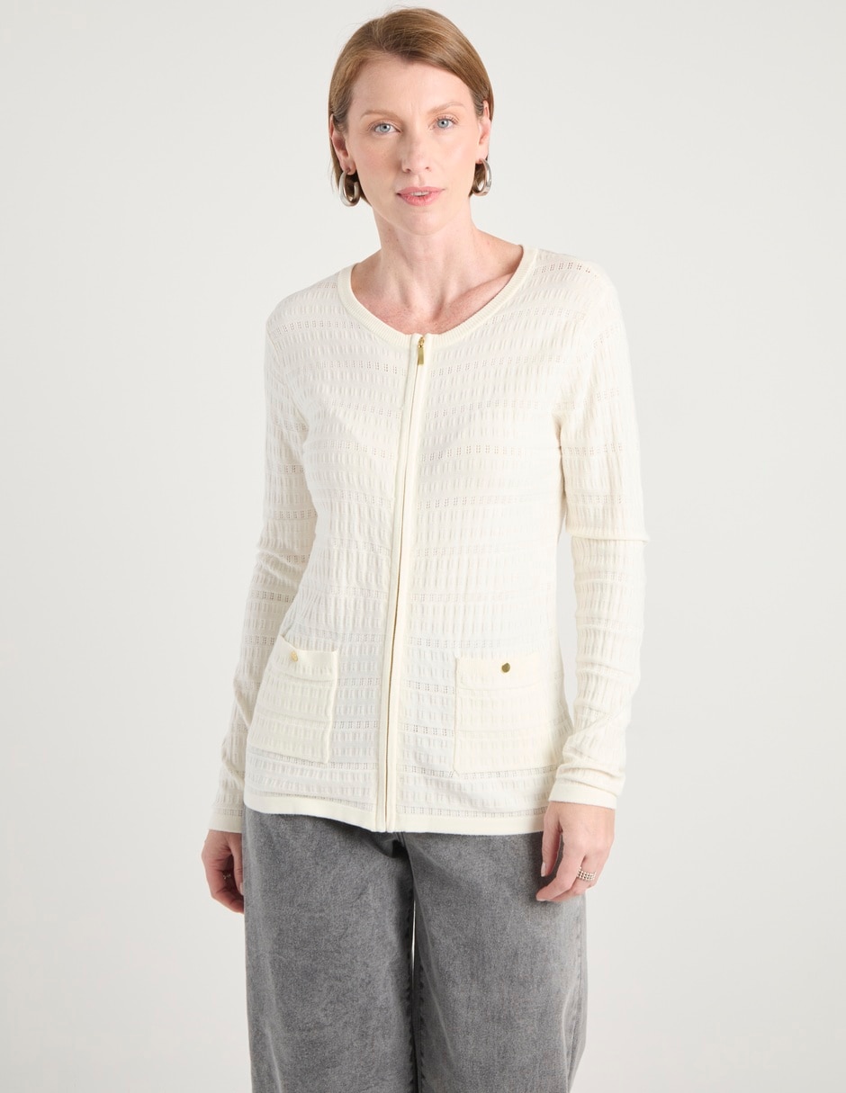 Suéter cuello redondo para mujer Suéter cuello redondo para mujer